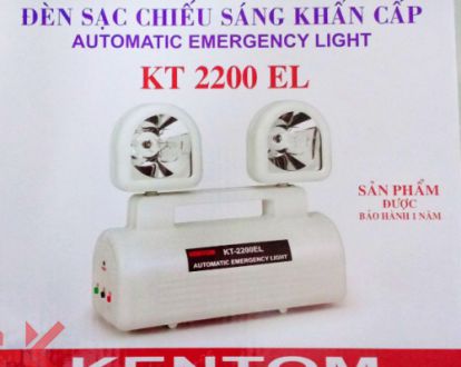 Đèn sạc chiếu sáng khẩn cấp Kentom KT-2200